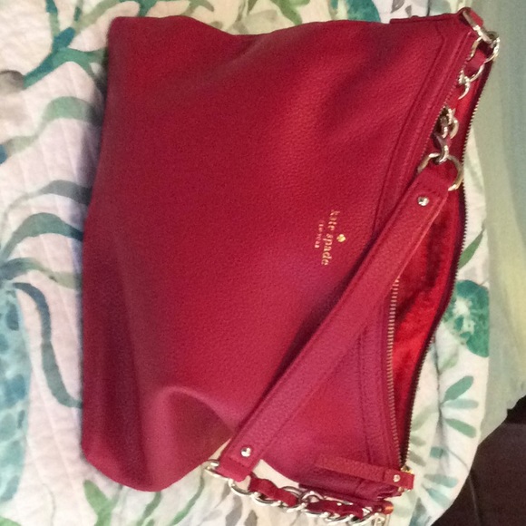 Kate Spade red leather purse - Picture 4 of 5